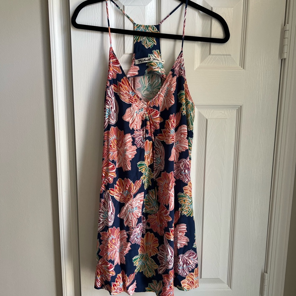 Michael Stars floral racerback dress